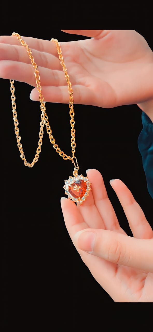Heart Shape Pendant For Girls