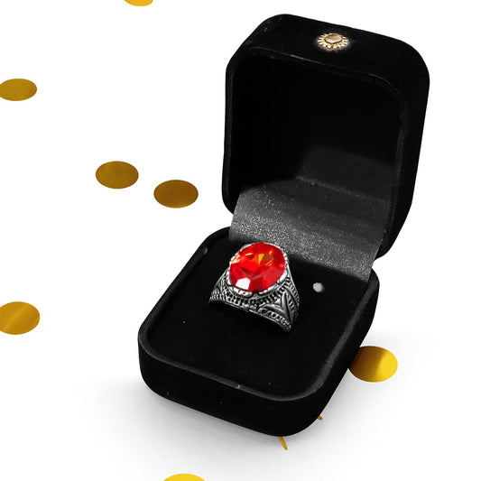 Turkish Style Men's Ring with Premium Black Box