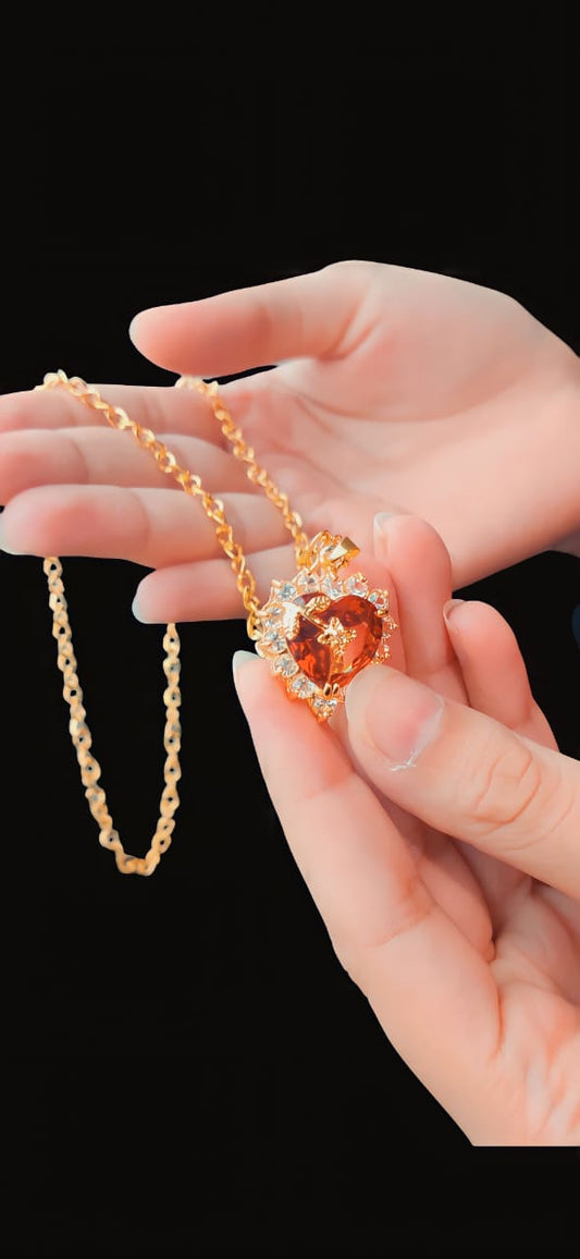 Heart Shape Pendant For Girls
